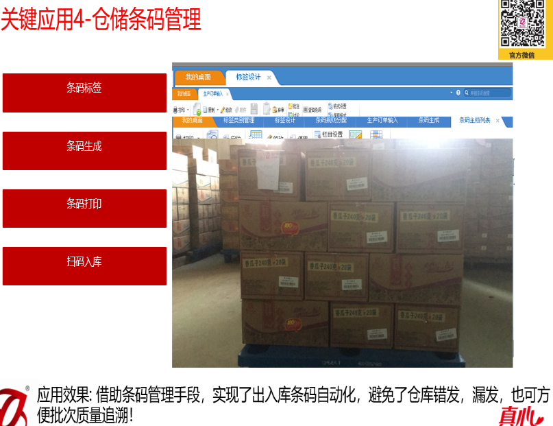 安徽真心食品有限公司數字化管理實施案例